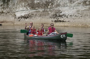Canoe  on the Dordogne