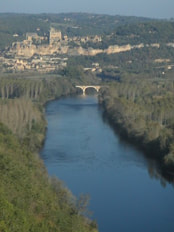 View of the r.Dordogne from Castlenaud